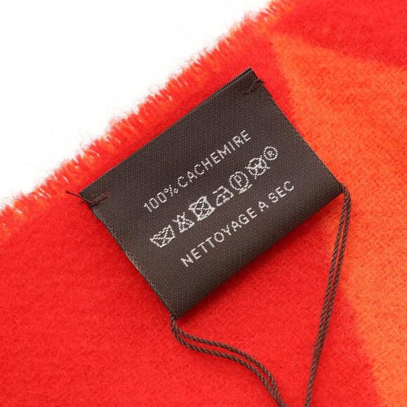 HERMES Red Scarf - Picture 3 of 3